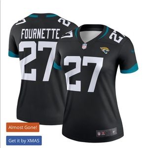 NWT NFL Leonard Fournette Jacksonville Jaguars Nike Women's Jersey Black Medium